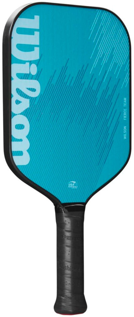 WR160411U Wilson Fierce Team 13 Pickleball Paddle (Blue)