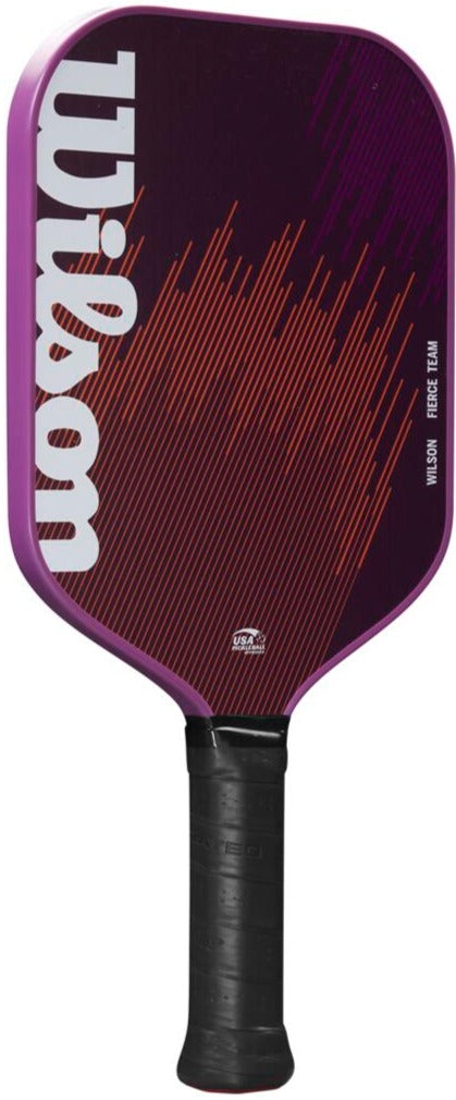 WR161011U Wilson Fierce Team 13 Pickleball Paddle (Purple)