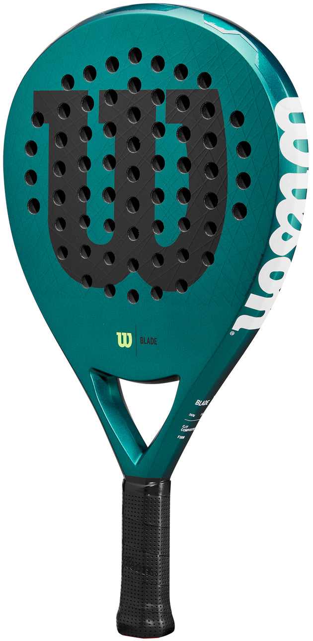 WR167011U2 Wilson Blade v3 Padel Racket (Green)