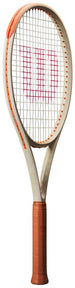 WR167211U Wilson Roland-Garros Clash 100L v2 Tennis Racquet (Cream/Orange)