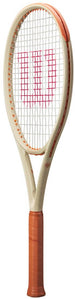 WR167211U Wilson Roland-Garros Clash 100L v2 Tennis Racquet (Cream/Orange)