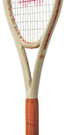 WR167211U Wilson Roland-Garros Clash 100L v2 Tennis Racquet (Cream/Orange)