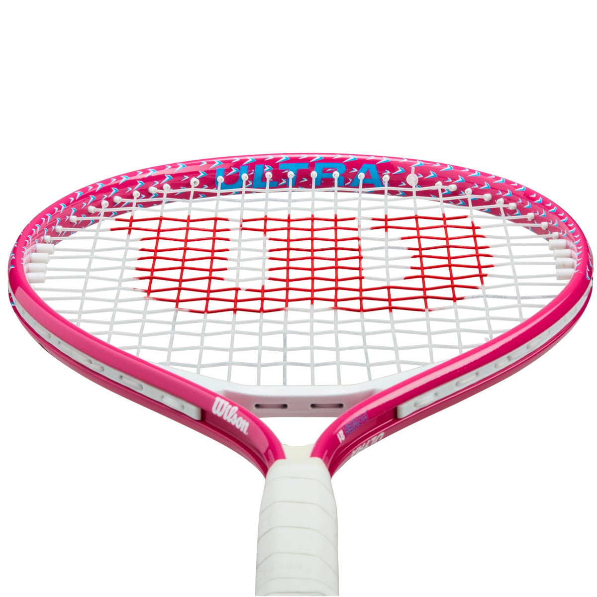 WR187710U Wilson Ultra Power 25 Inch Junior Tennis Racquet (Pink)