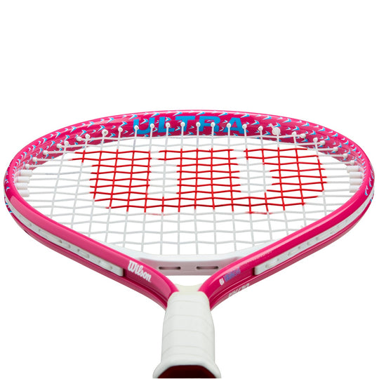 WR187810U Wilson Ultra Power 25 Inch Junior Tennis Racquet (Pink)