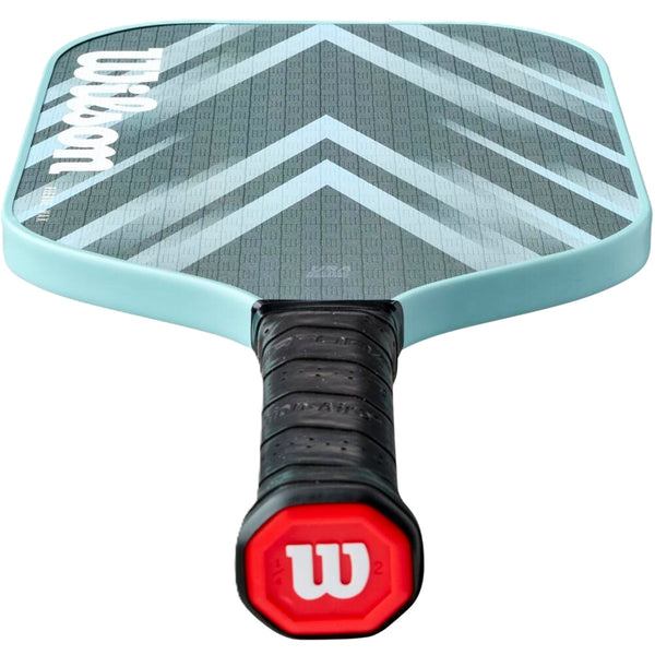 WR206111U Wilson Fierce Max V2.2 Pickleball Paddle (Grey/Light Green)