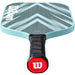 WR206111U Wilson Fierce Max V2.2 Pickleball Paddle (Grey/Light Green)