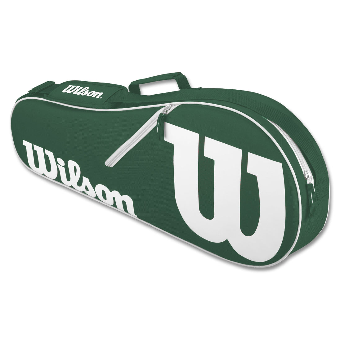 FedererJr-Closeout-WR8005203001-Balls Wilson Roger Federer Junior Tennis Racquet Bundled w a Green/White Advantage II Tennis Bag and 3 Tennis Balls b