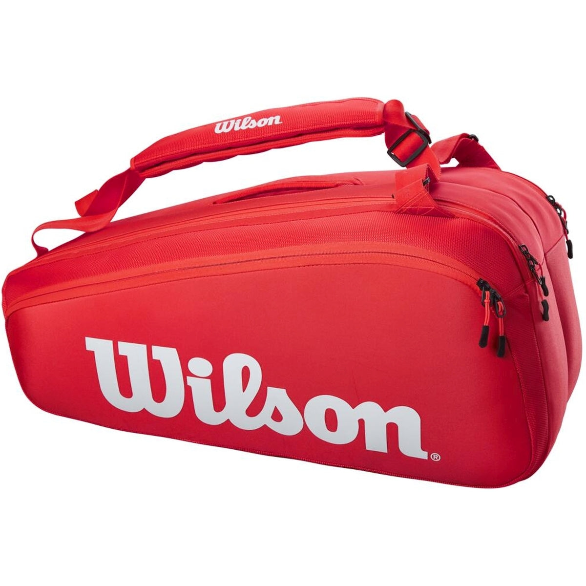 WR8010501001 Wilson Super Tour 9 Pack Tennis Bag (Red)