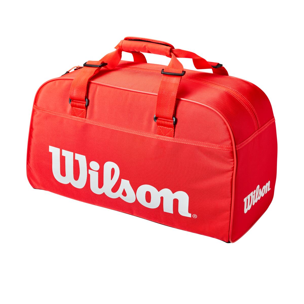 WR8011001001.WILSON SUPER TOUR SMALL DUFFLE INFRARED