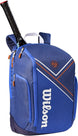 WR8018300 Wilson Roland Garros Super Tour Tennis Backpack (Blue/White/Clay)