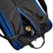 WR8021201001 Wilson US Open Tour 12 Pack Tennis Bag (Black/Blue/Yellow)