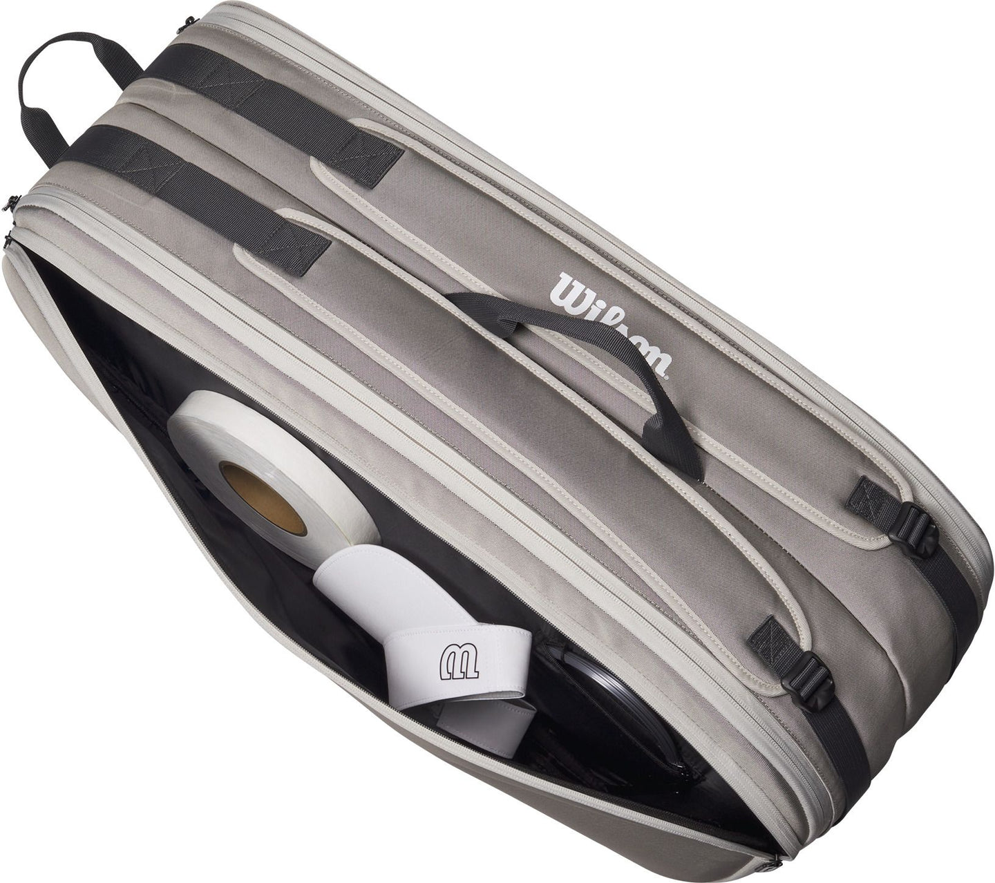 WR8022101001U Wilson Tour 6 Pack Tennis Bag (Stone)