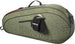 WR8022901001U Wilson Team 3 Pack Tennis Bag (Heather Green)
