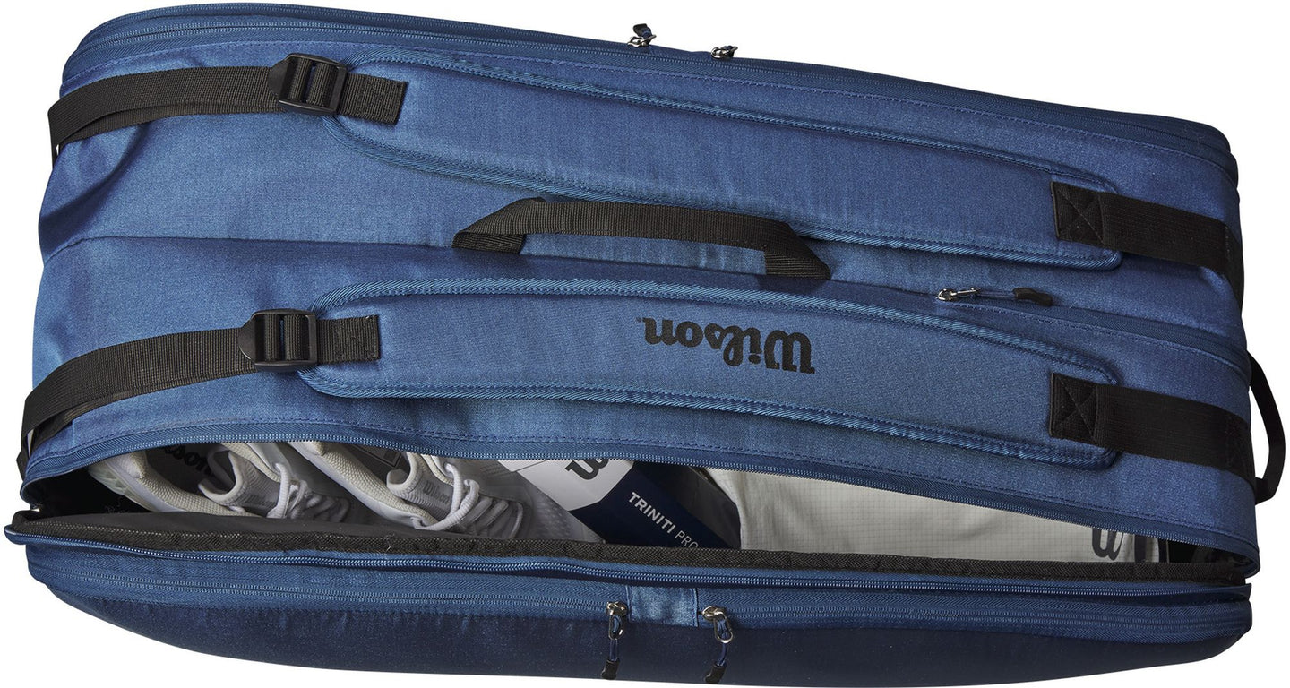 WR8024001001 Wilson Ultra v4 Tour 12 Pack Tennis Bag (Blue)