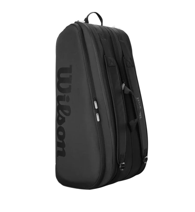 WR8029701001 Wilson Noir Tour 12 Pack LTD Tennis Bag (Black) b