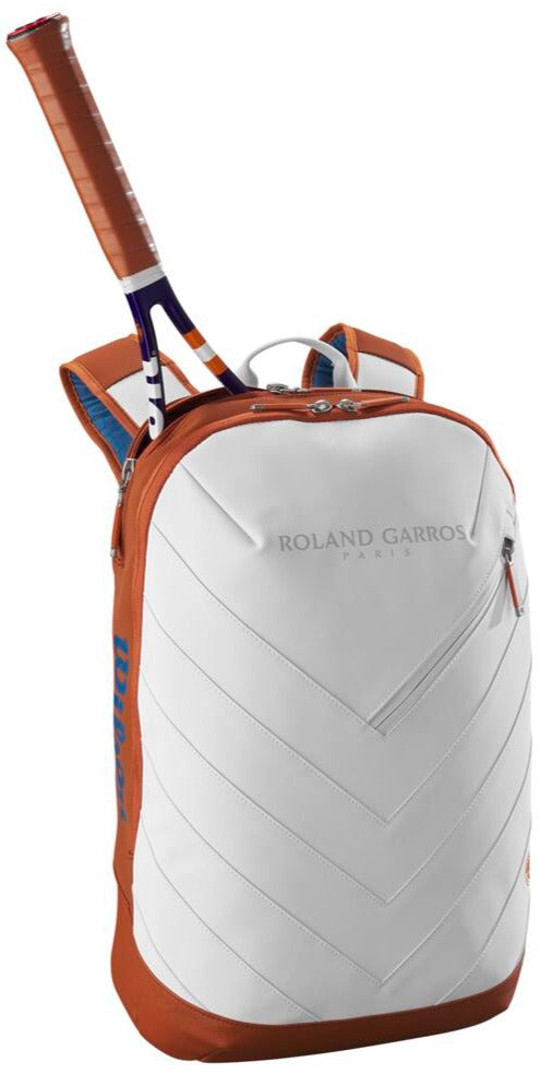 WR8030901 Wilson Roland-Garros Super Tour Tennis Backpack (Cream/Clay)