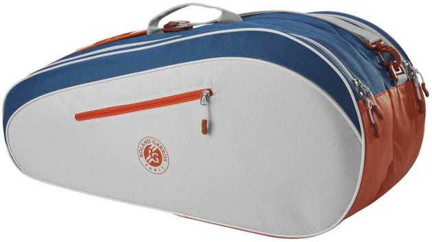 WR8031401 Wilson Roland-Garros Team 6 Pack Tennis Bag (Cream/Clay/Navy)