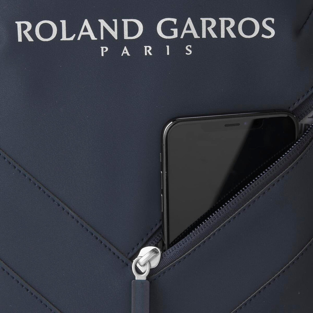 WR8034001 Wilson Roland-Garros Session De Soirée Tennis Backpack (Dark Navy)