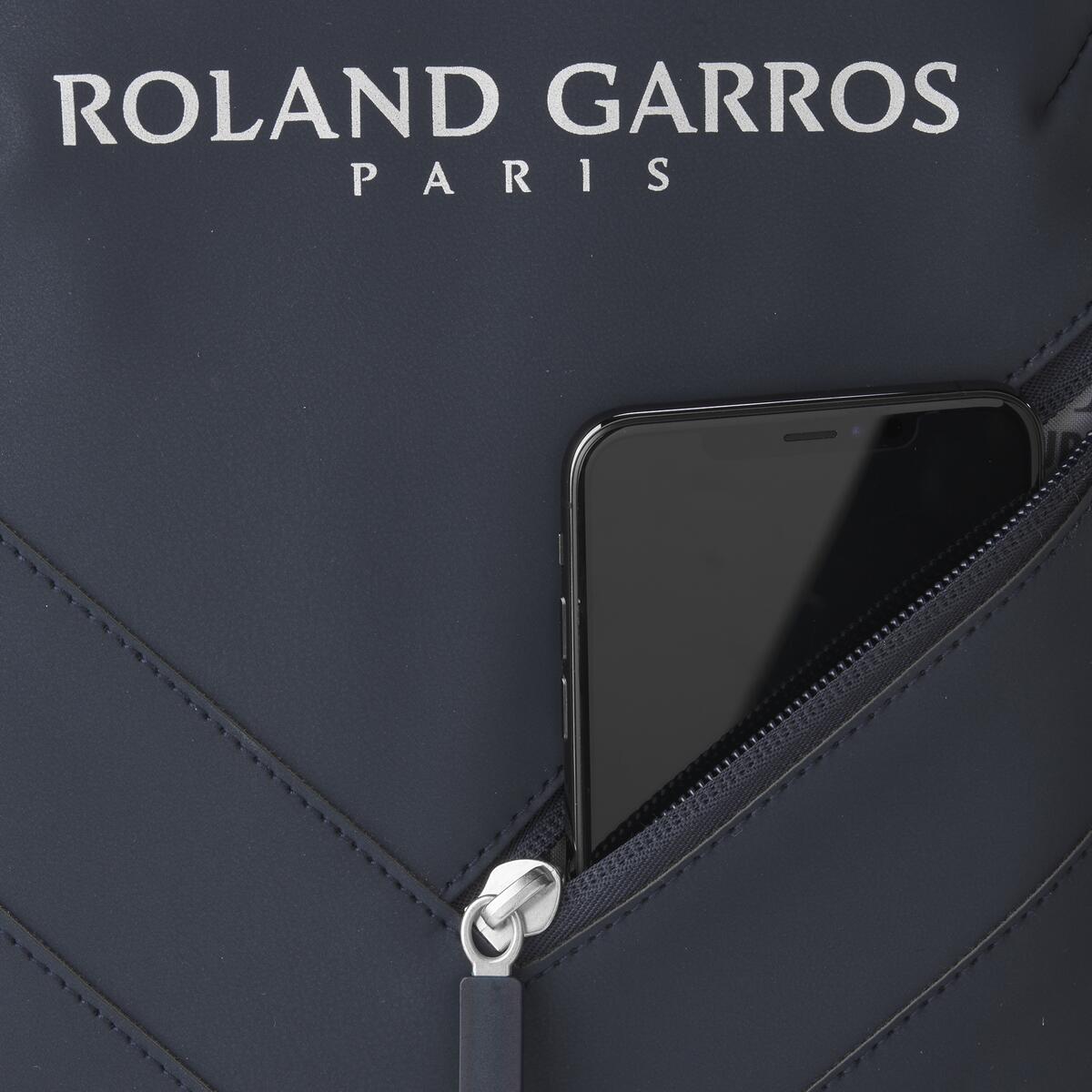 WR8034001 Wilson Roland-Garros Session De Soirée Tennis Backpack (Dark Navy)