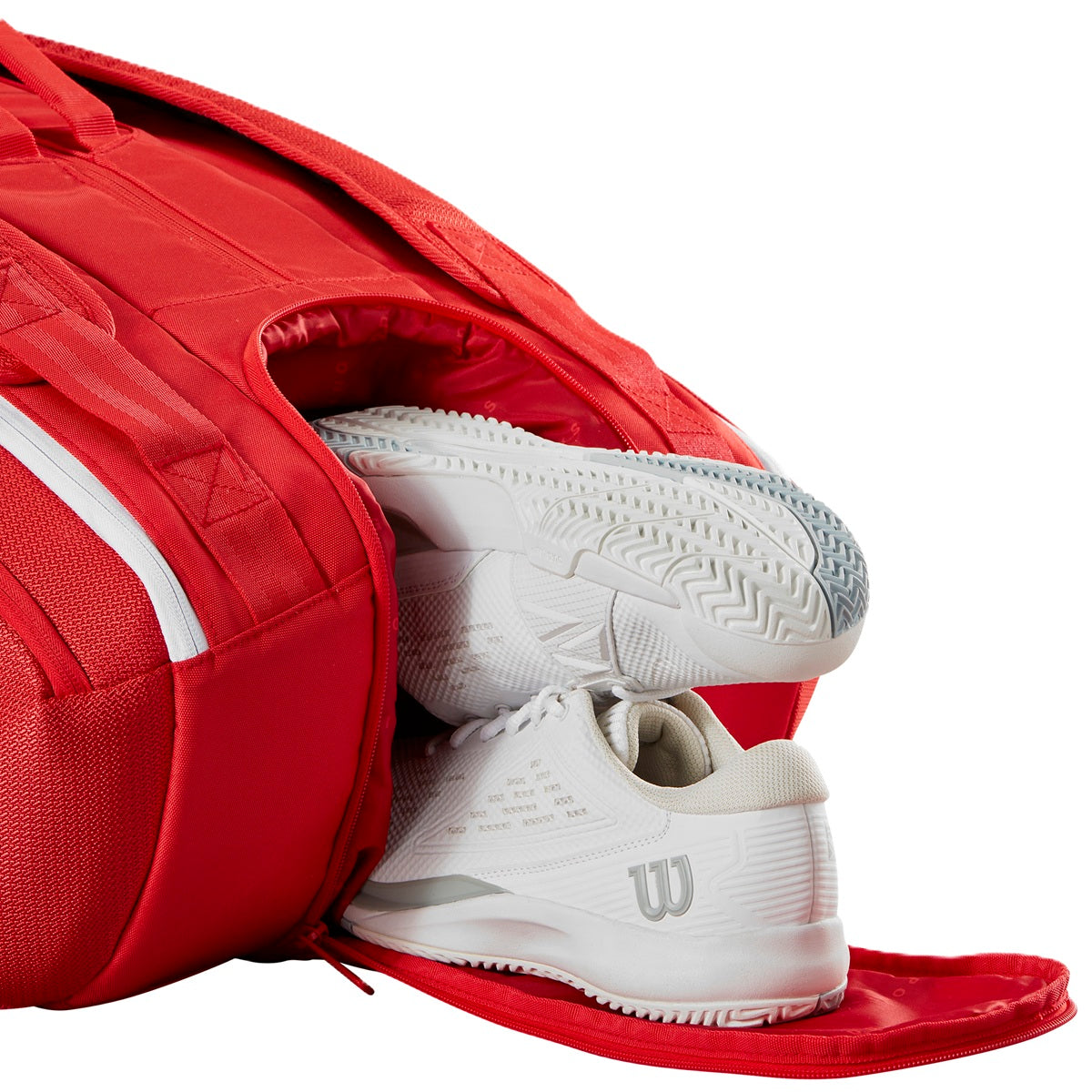 Wilson Super Tour 15 Pack Tennis Bag (Red/White)