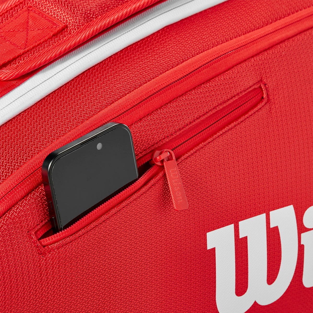 Wilson Super Tour 15 Pack Tennis Bag (Red/White)