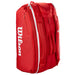 WR8036601001 Wilson Super Tour 15 Pack Tennis Bag (Red/White)