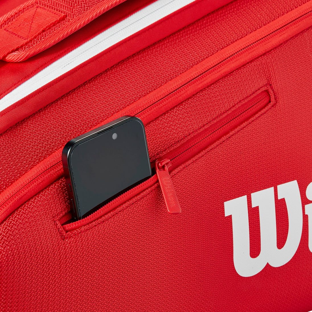 Wilson Super Tour 9 Pack Tennis Bag (Red/White)