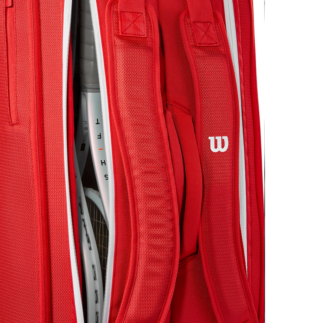 Wilson Super Tour 9 Pack Tennis Bag (Red/White)