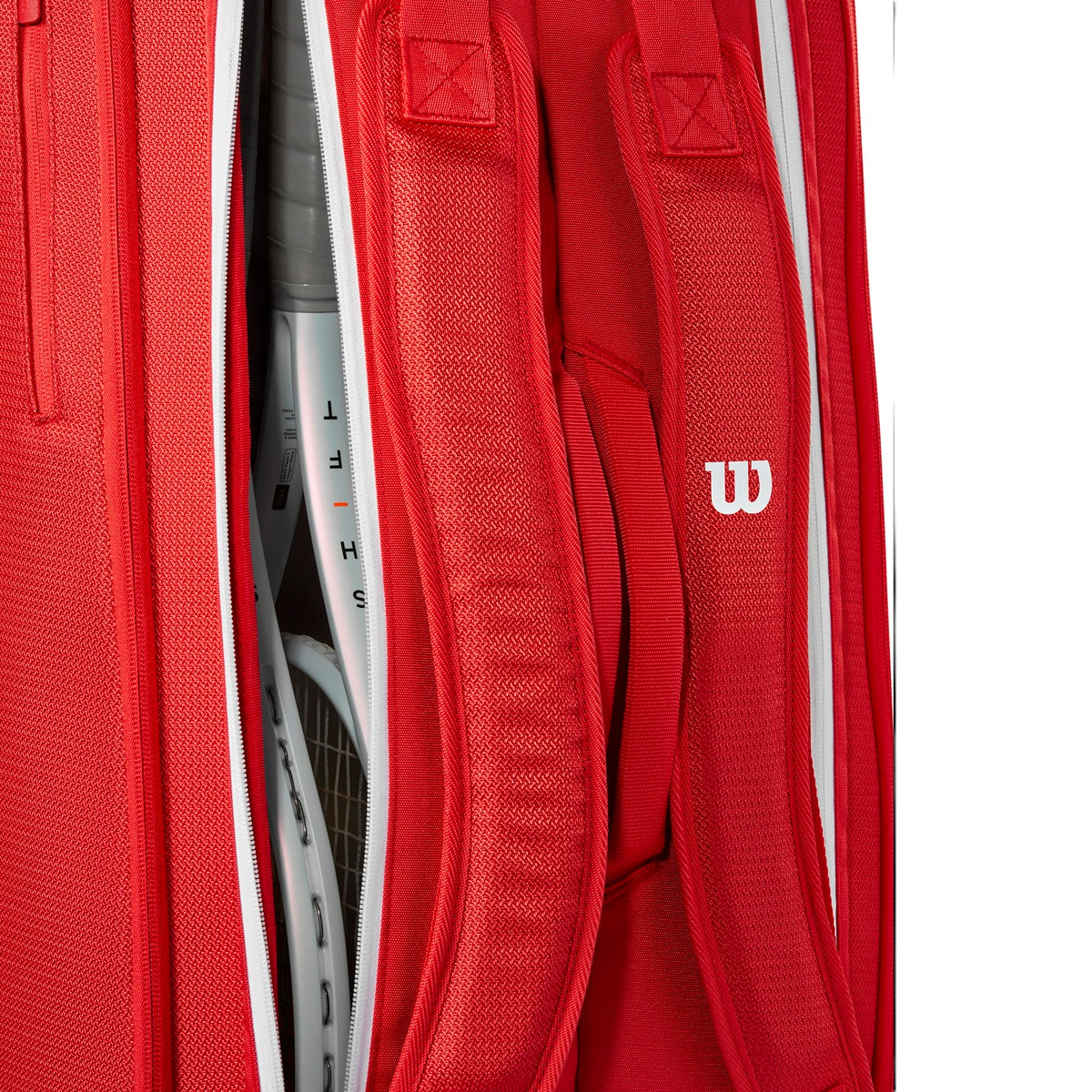 Wilson Super Tour 9 Pack Tennis Bag (Red/White)