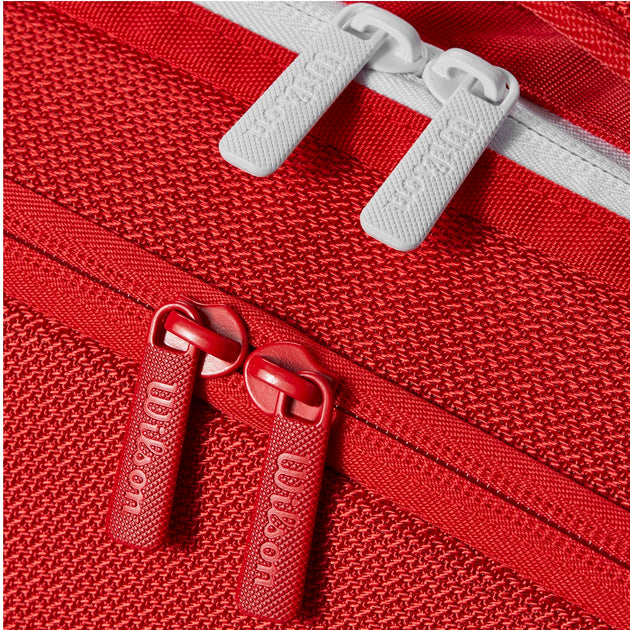 WR8036801001 Wilson Super Tour 6 Pack Tennis Bag (Red/White)