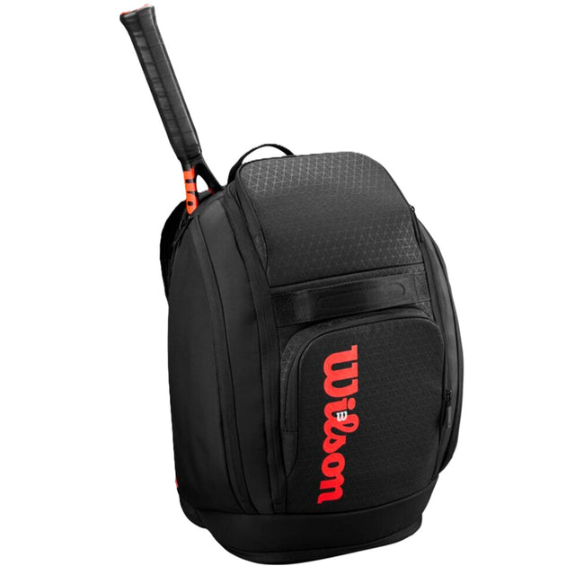 WR8037901001 Wilson Clash v3 Super Tour Tennis Backpack (Black/Infrared)