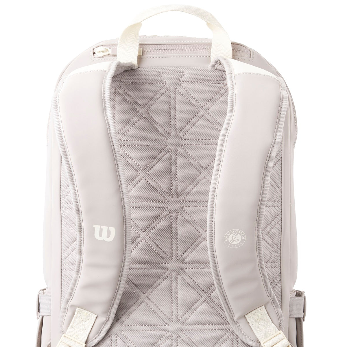 WR8042701001 Wilson Roland-Garros Tennis Backpack (Cream/Clay)