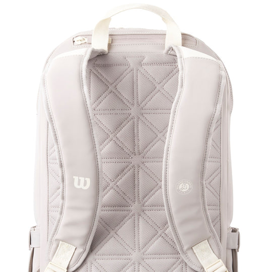 WR8042701001 Wilson Roland-Garros Tennis Backpack (Cream/Clay)
