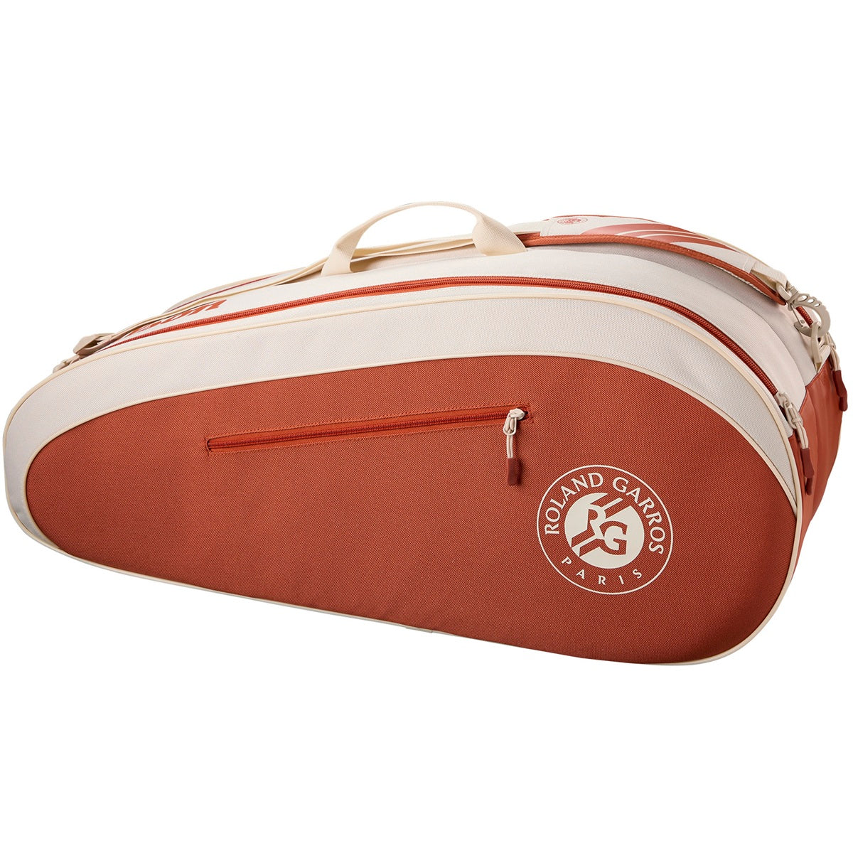 WR8045401001 Wilson Roland-Garros Team 6 Pack Tennis Bag (Cream/Clay)