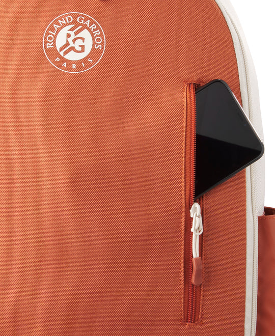 WR8045501001 Wilson Roland-Garros Team Tennis Backpack (Cream/Clay)