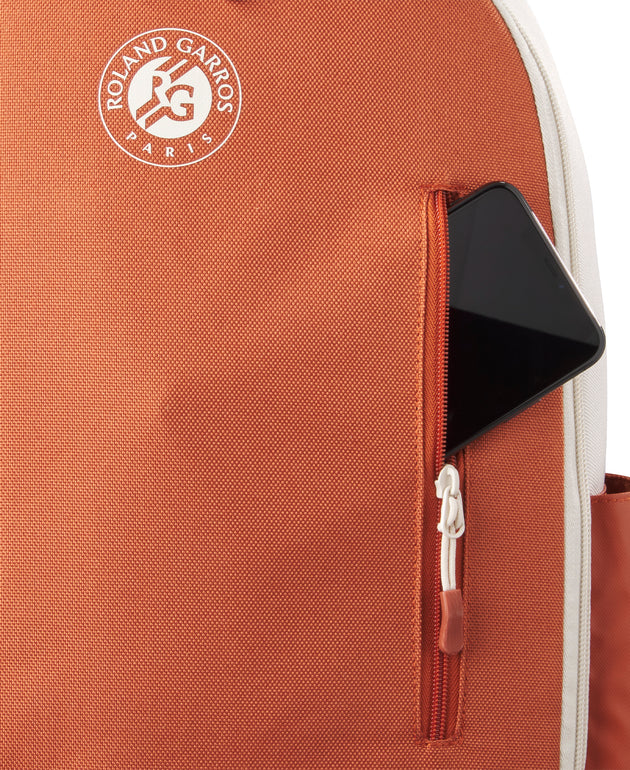WR8045501001 Wilson Roland-Garros Team Tennis Backpack (Cream/Clay)