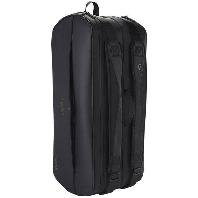 WR8048601001 Wilson RF Tournament Laver Cup 9 Pack Tennis Bag (Black)