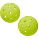 WR8900501001 Wilson Tru 32 Outdoor Pickleball Ball 2 Pack (Yellow)