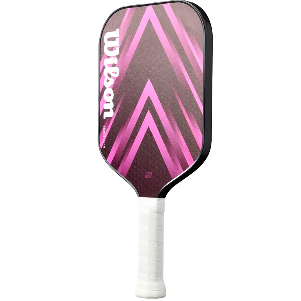 WR89138011U Wilson Fierce Team V2 Pickleball Paddle (Black/Pink)