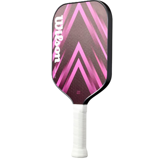 WR89138011U Wilson Fierce Team V2 Pickleball Paddle (Black/Pink)