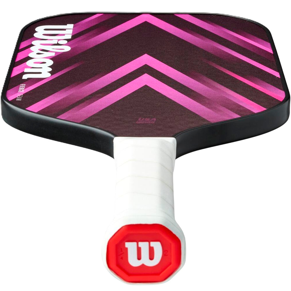 WR89138011U Wilson Fierce Team V2 Pickleball Paddle (Black/Pink)