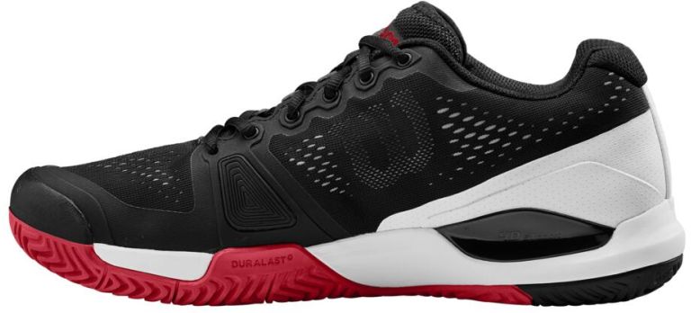 WRS328230 Wilson Men's Rush Pro 3.0 Pickleball Shoes (Black/White/Infrared)