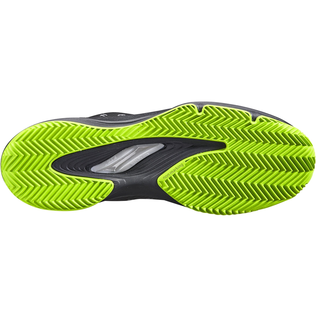 WRS328540 Wilson Men's Hurakn Padel Shoes (Black/Jasmine Green/Quiet Shade)