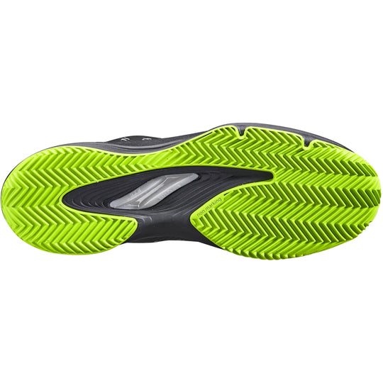 WRS328540 Wilson Men's Hurakn Padel Shoes (Black/Jasmine Green/Quiet Shade)