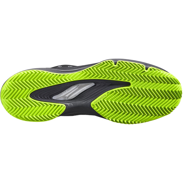 WRS328540 Wilson Men's Hurakn Padel Shoes (Black/Jasmine Green/Quiet Shade)