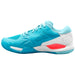 WRS328670U Wilson Women's Rush Pro ACE Tennis Shoes (Scuba Blue/White/Fiery Coral) - Left