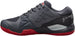 WRS330590U Wilson Men's Rush Pro ACE Pickler Pickleball Shoes (Ebony Black/Wilson Red)