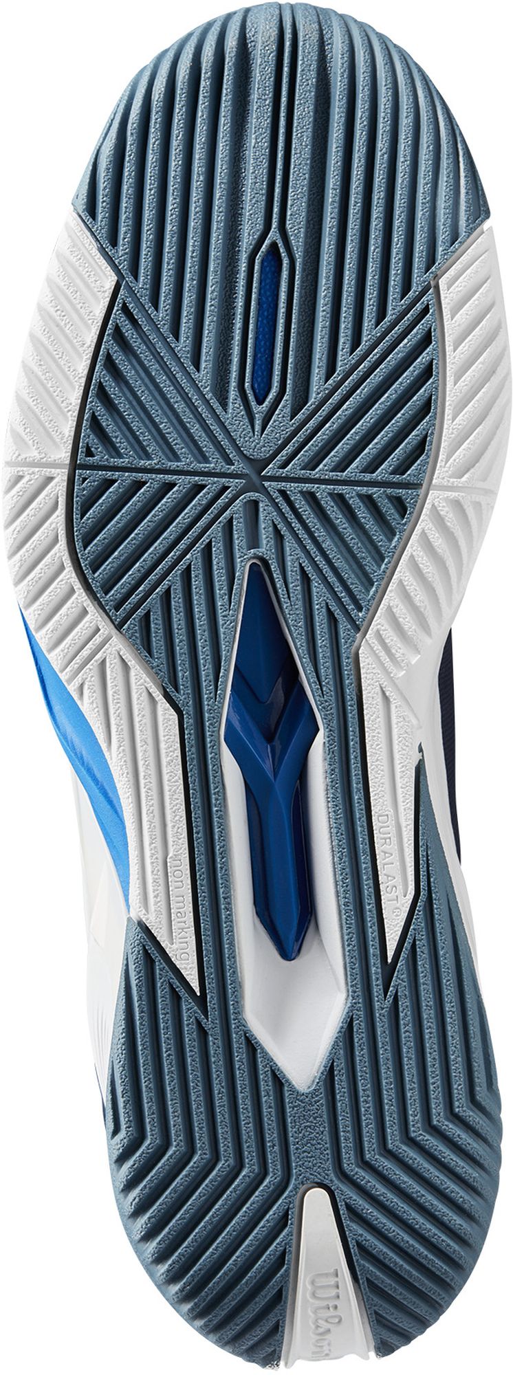WRS330650U Wilson Men's Rush Pro 4.0 Tennis Shoes (Navy Blazer/White/Lapis Blue)