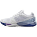 WRS330690U Wilson Women's Rush Pro 4.0 Tennis Shoes (White/Eventide/Royal Lilac) - Left