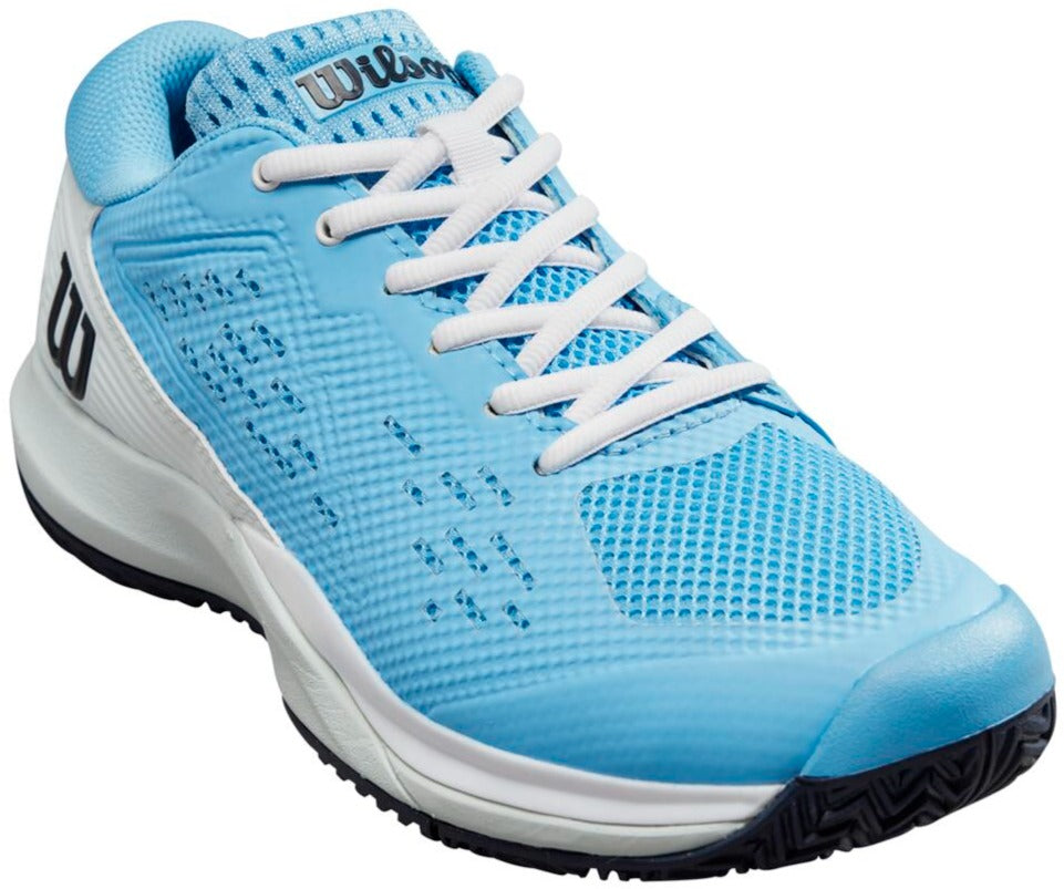 WRS331940U Wilson Women's Rush Pro ACE Tennis Shoes (Bonnie Blue/Ballad Blue/Navy Blazer)